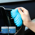 TeSabMi Car Cleaning Gel, Reusable Cleaning Putty for Car Interior Detailing, Air Vents, Dashboard, Cup Holder and Console Gaps Blue