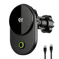 TeSabMi 25W Fast Charging Magnetic Wireless Car Charger Mount with Active Cooling, Air Vent Phone Holder for iPhone 12 to 17 Series