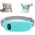 TeSabMi Cordless Heating Pad for Period Cramps, Portable Menstrual Heating Belt with 6 Heat Levels, 6 Vibration Modes, Gift for Women, Light Blue
