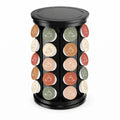 TeSabMi K Cup Holder, 40-Pod Coffee Pod Carousel Organizer, 360 Degree Rotating Countertop Stand, Black
