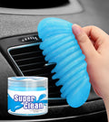 TeSabMi Car Cleaning Gel, Reusable Cleaning Putty for Car Interior Detailing, Air Vents, Dashboard, Cup Holder and Console Gaps Blue